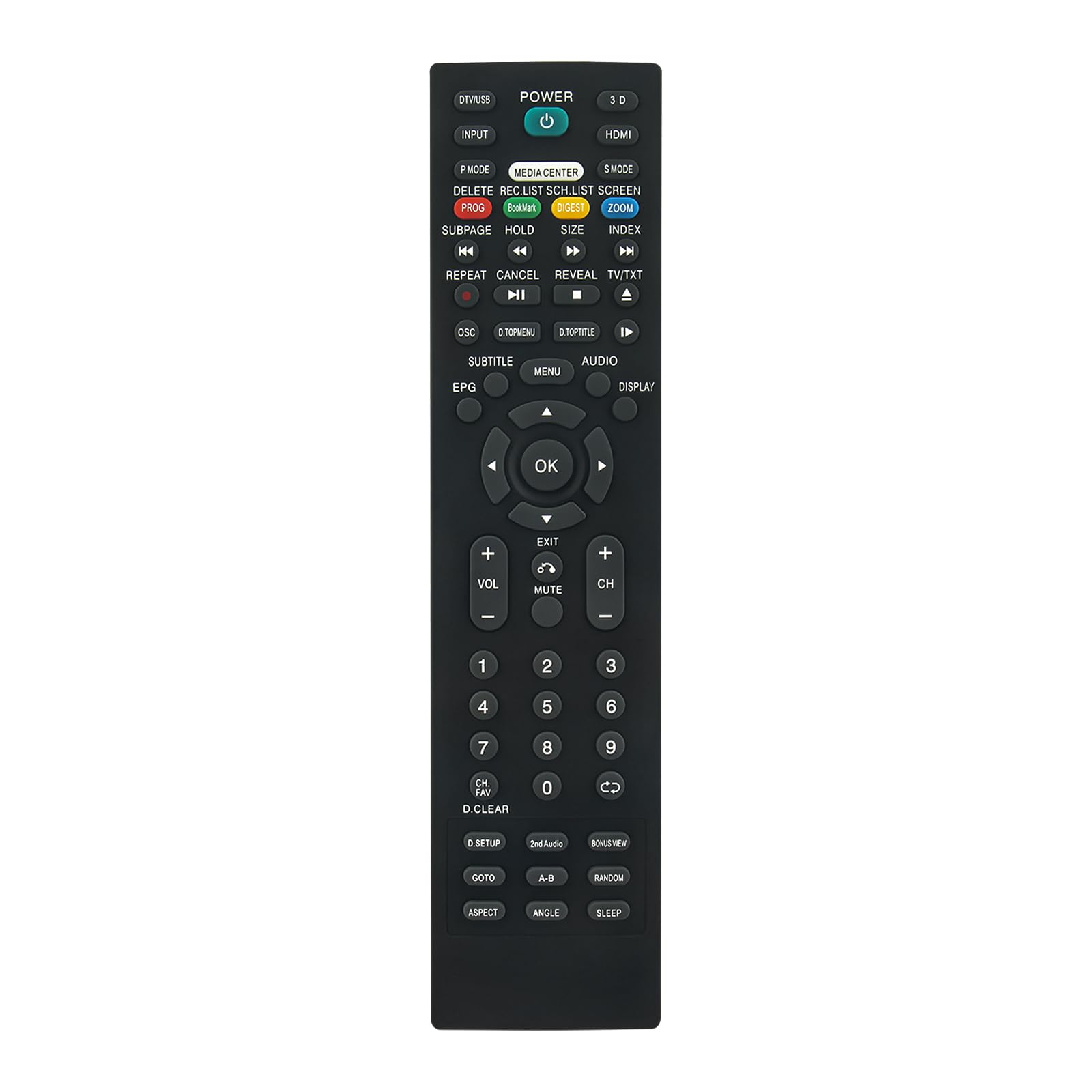 Télécommande compatible Teac LEV32GD3HD LEV40GD3FHD LEBD4220FHD3D TV - 7