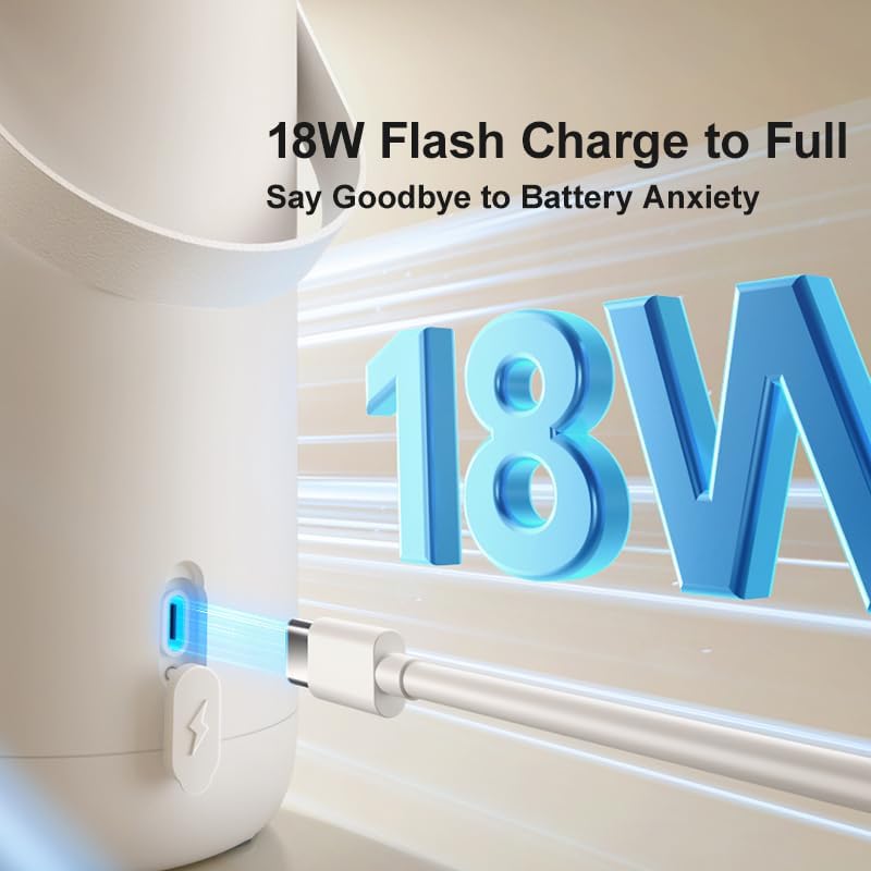 Miniatura 8 de Hervidor eléctrico de viaje de 11.8 fl oz, hervidor portátil para viajes, tetera de café pequeña, caldera de agua caliente recargable por USB de