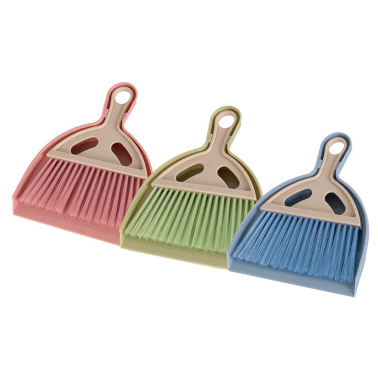 6 Sets Desktop Cleaning Brush Broom Desktop Cleaning Supplies Cleaning Brush with Dustpan Household Cleaning Brush Tabletop Dust Pan Mini Dustpan Mini Cleaning Brush Nylon Wool Didiseaon