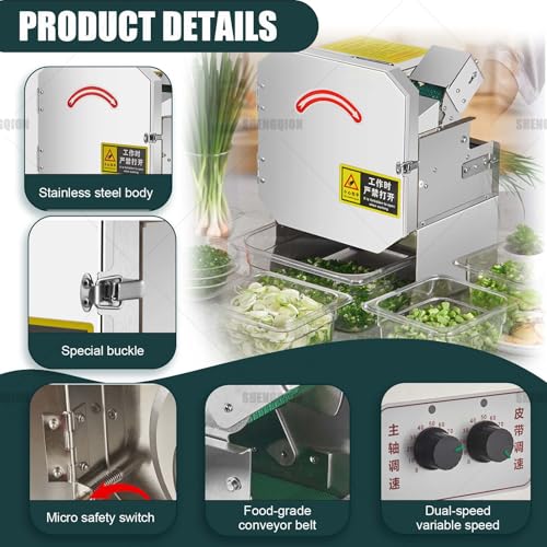 Procesadora Comercial de Vegetales Eléctrica 200W miniatura 7