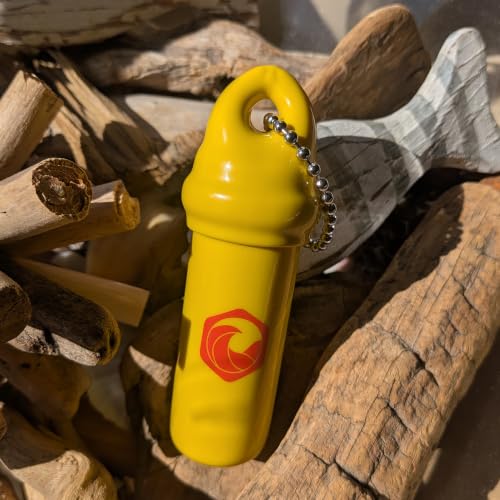 Image of Seahive Floating Keychain (1 pack) with Waterproof Safety Container Boat Key Float - Pontoon, Fishing Accessories key holder