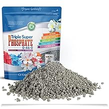 Triple Super Phosphate 0-46-0 Fertilizer Made in USA - TSP Phosphorus Plant Food for Indoor/Outdoor Plants, Flower Gardens, Fruit and Vegetable Gardens, Holistic Herbs, Trees and More!