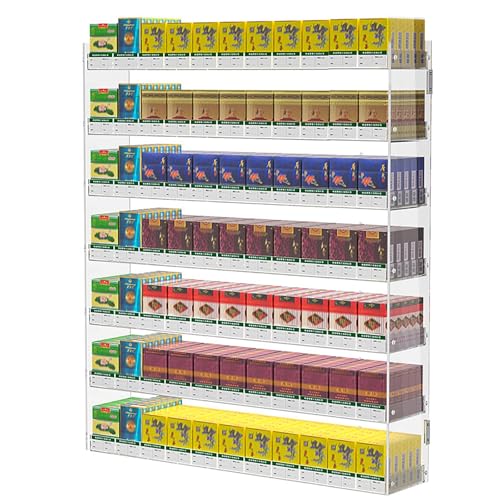 Présentoir à cigarettes transparent pour comptoir de tabac presse - 2