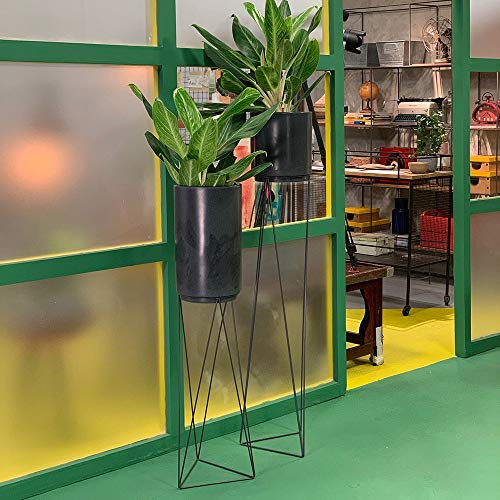 Vasart Urban Rio Vaso de Flores, Antique Preto, 25x25cm