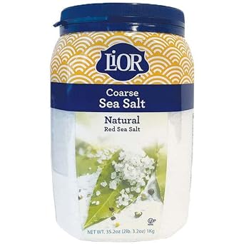 LiOR Coarse Salt | Chefs Jar | 35.2 oz Pack of 1