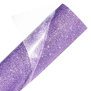 GIRAFVINYL Glitzer Wärmeübertragungsfolie Hellviolett 30,5cm x 2,4m