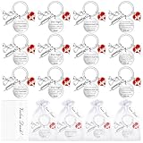 36 Stücke Krankenschwester Schlüsselanhänger mit Spritze Dankeschön Geschenke Motivationsgeschenke Abschiedsgeschenke für Kollegen Kolleginnen für Arzt Medizinstudent Krankenschwester (Runder)