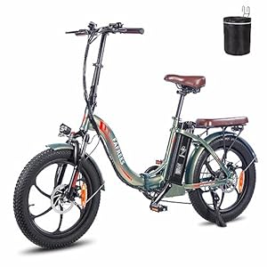 Fafrees E-MTB F20-PRO Elektrische fiets, 50,8 cm (20 inch), inklapbaar, elektrische stadsfiets, 250 W fatbike, 18 Ah accu, bereik 70-130 km, e-MTB uniseks, volwassenen