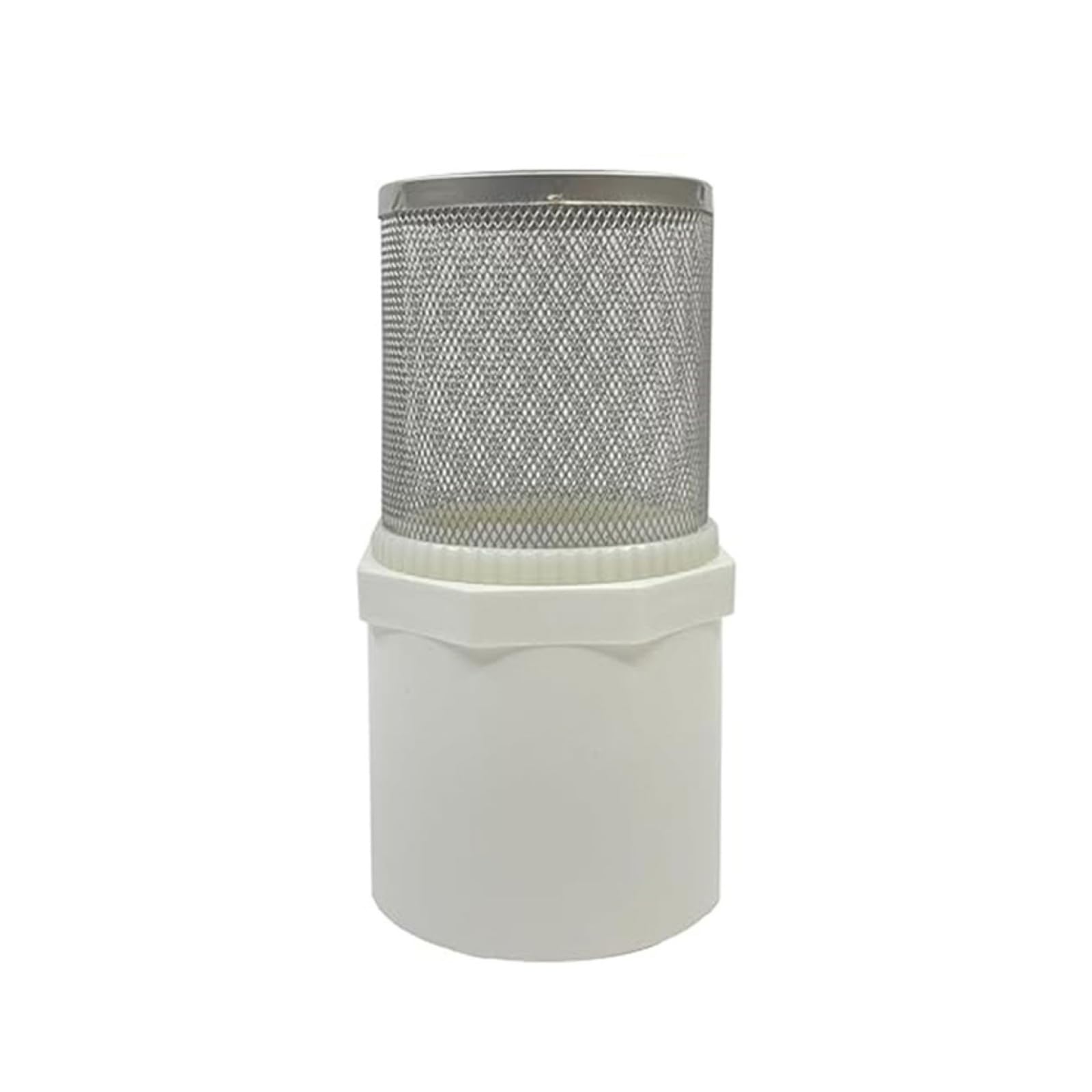 Garden Hose Filter, 63mm PVC Mesh Filter, Garden Irrigation Water Pump Inlet Hose Filter, Aquarium Pipe Fitting, PVC Pipe Water Stainless Steel Mesh Filter