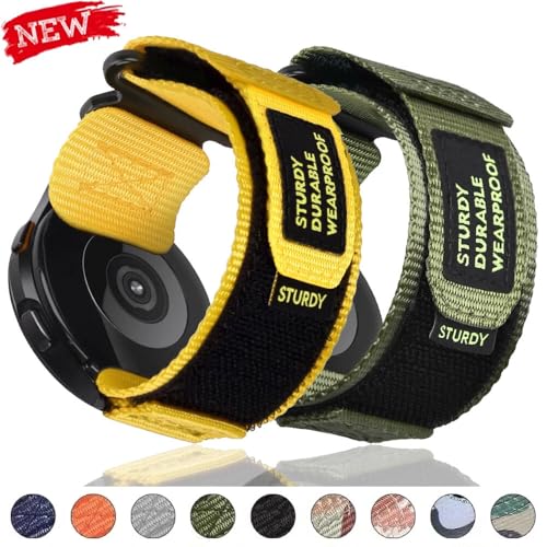 Image of YODI 22mm Strap Band Compatible With Noise Colorfit Halo Plus 1.46 Smartwatch Only, Nylon Sturdy Classic Straps Accessories for Men and Women