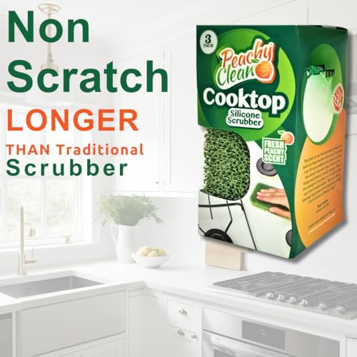 Peachy Clean Silicone Cooktop Scrubber 3-Pack — view 2