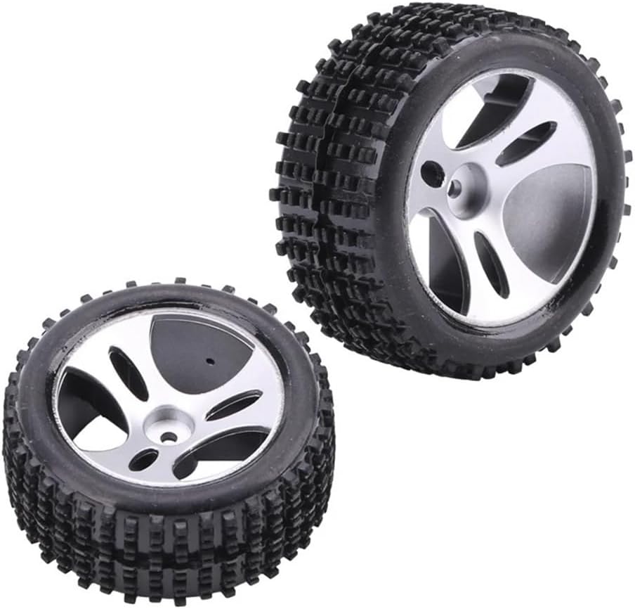 Compatible Spare Parts 4 Pcs Wheels Tires Compatible with A959-01 A959 A959-B A959-A 1/18 RC Climbing Car Accessories