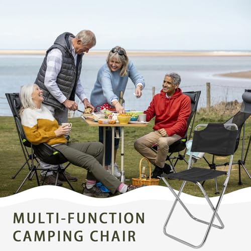 Chaise compacte pour camping stable pour éviter de s'asseoir au sol