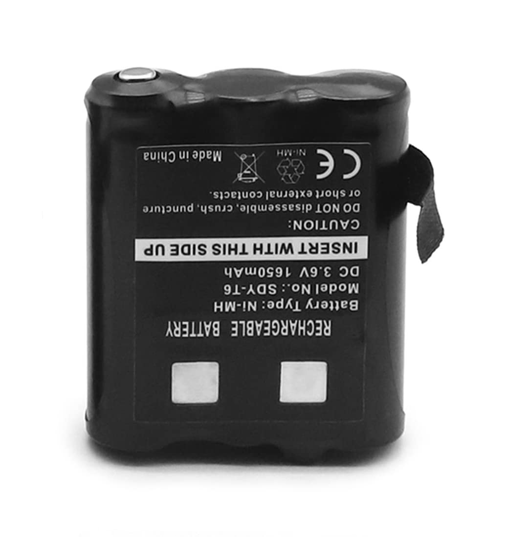 2 X Batterie de Rechange pour Radio Motorola TLKR T92 H2O T82 Extreme T62 T605 H2O T800 Walkie Talkie PMNN4477AR 1532 PMR446 1650mAh 3.6V AA Rechargeable Ni-MH