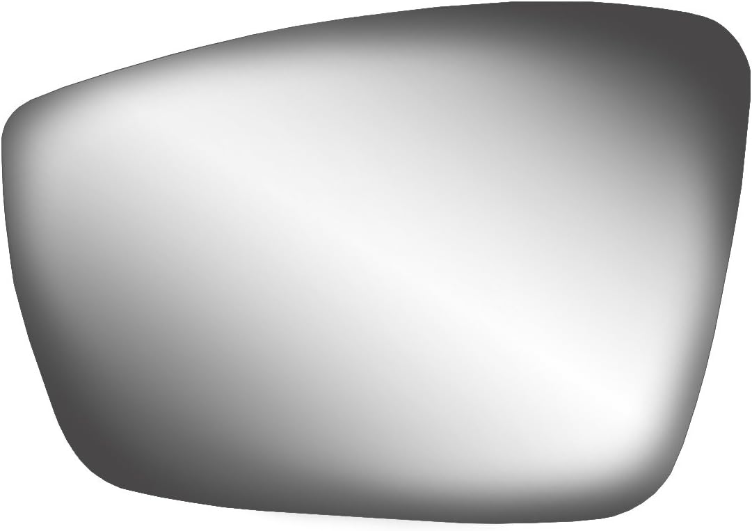 Driver Side Non-heated Mirror Glass w/backing plate, Volkswagen VW Passat 4 1/2" x 6 3/8" x 6 11/16"