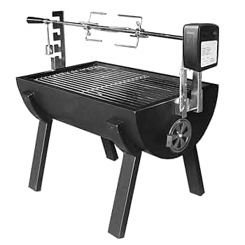 バーベキュー・調理用品 yaku yaku PEAK1 Amazon | jumbuck コンロ一体型バーベキュー丸焼き機 電池駆動