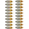 CESS RCA Plug Solder Gold Audio Video Adapter Cable Connector (20 Pack)