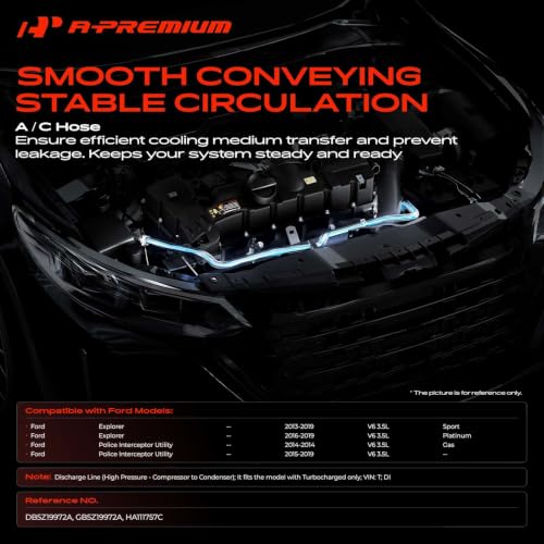 A-Premium A/C Discharge Line Hose Assembly Compatible with Ford by A-Premium - Used condition - Image 2