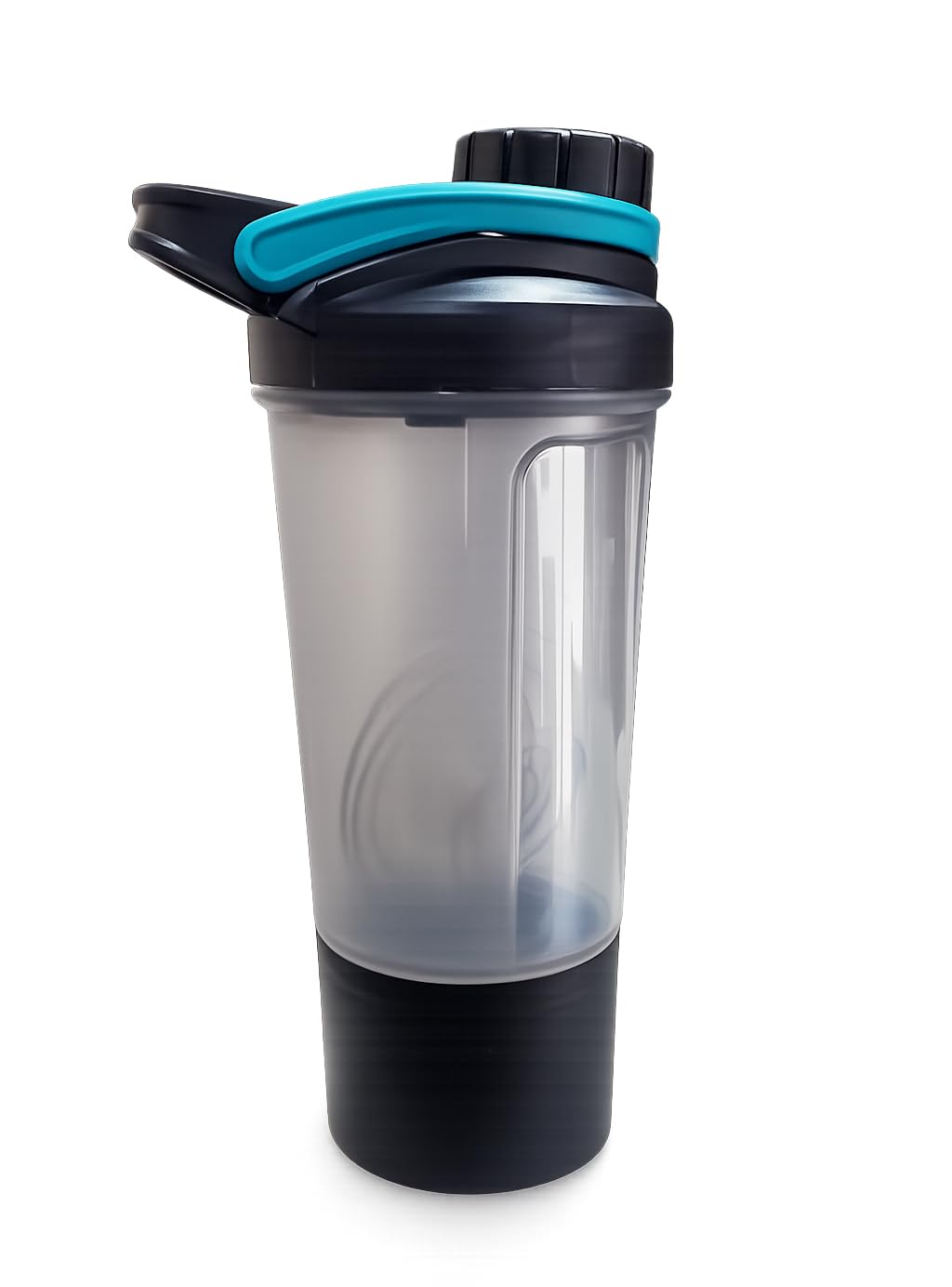 Booster Gym Shaker Bottle, Plastic Shaker 550 ml approx, Multicolor, Pack of 1-image-40