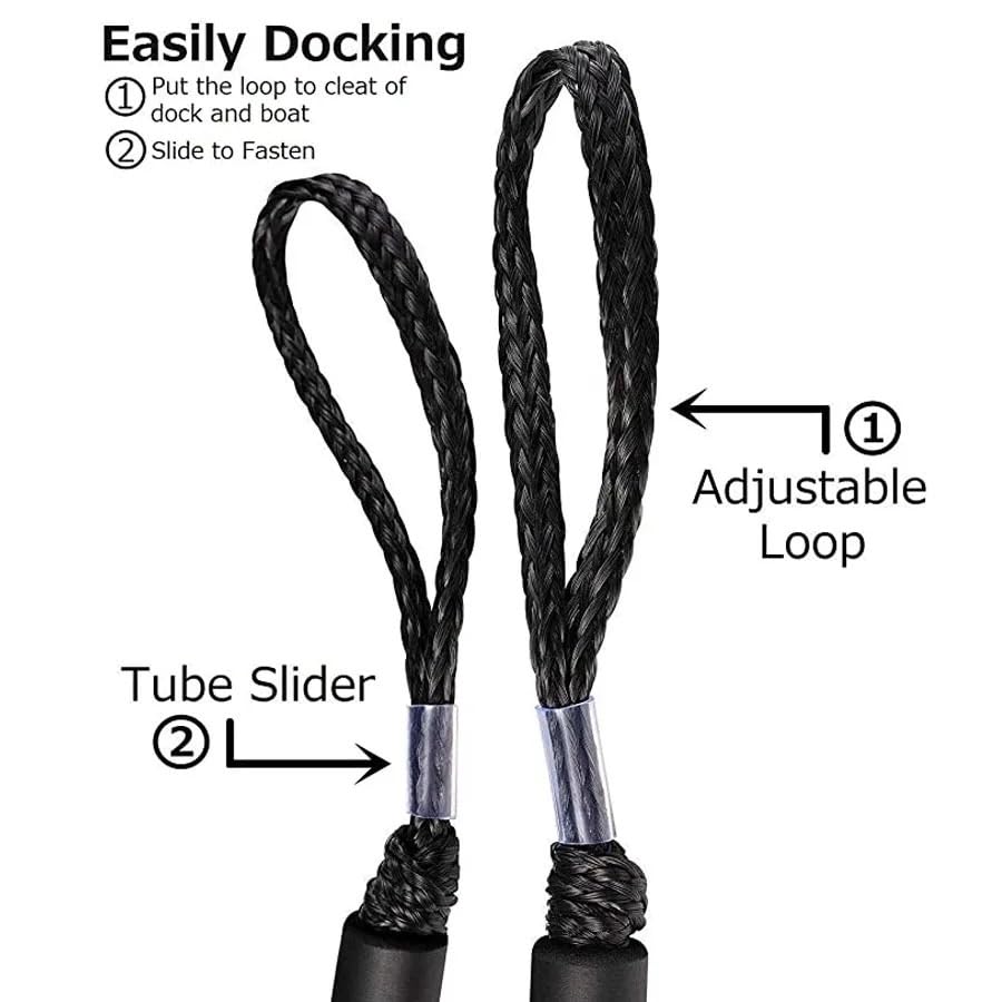 Corda elastica for ormeggio di barche da 4 piedi,Cime nautiche