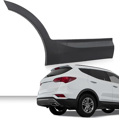 Miniatura 7 de CHEDA Negro Puerta trasera derecha inferior moldura puerta guarnición compatible con Hyundai Santa Fe Sport 2013 2014 2015 2016 2017 2018 877324Z000