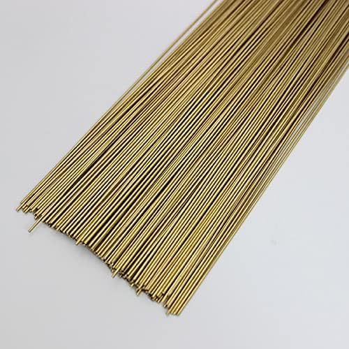 Brass Welding Rods Wires Sticks 250mm Length Wire Electrode Soldering Rod for Brazing Soldering Repair Tools (Size : 4.0x250mm 10pcs)