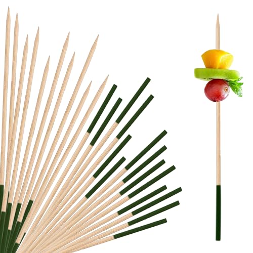 JtmyAota 200 Pack Bamboo Toothpicks for Appetizers, 2mm 4.7 Inch