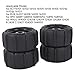 POENVFPO RC Beach Tires Strong Grip High Wear Resistance for 1/14 1/16 /18 RC Car Wheels for Beach Grassland Fits SCY MJX HPX Black 4Pcs