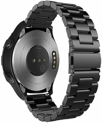 Miniatura 3 de Correa de reloj de acero inoxidable de 0.866 in, correa de repuesto para reloj inteligente, accesorios de reloj Huawei (Watch GT 2 Pro)