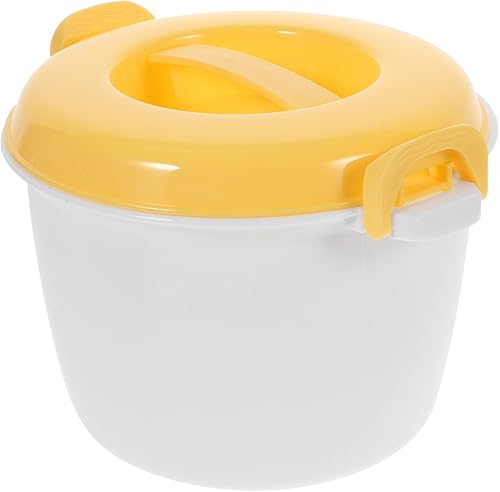 Vista 10 de Arrocera para microondas, recipiente para almacenamiento de alimentos, tazón de microondas con tapa, ollas de arroz para microondas, arroz