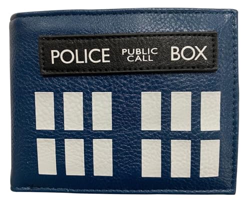 Scificollector Doctor Who Tardis Adults Deluxe Wallet, Blue, 13 X 9 X .7cm, Modern