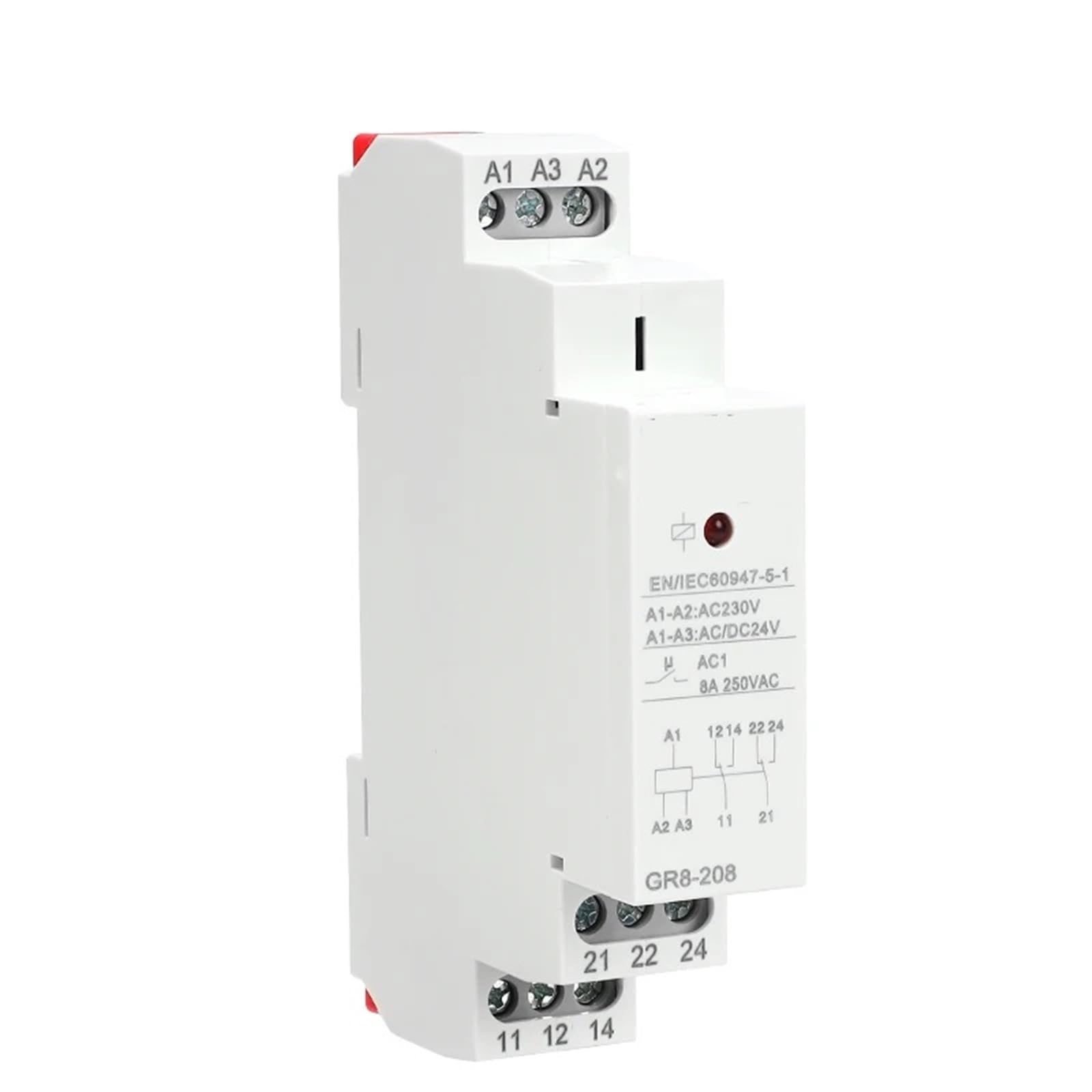 GR8 AC110V 230V Relè 8A 16A SPDT Interruttore relè elettronico 1 pz(ACDC110V,GR8-208)