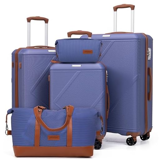 Best luggage brands for cheap CONCEPTEN 5 Piece Lightweight Luggage Set