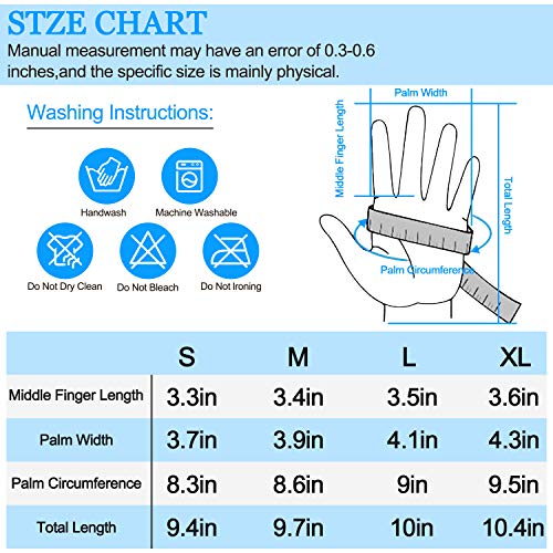Cevapro Winter Gloves Mens Women Lightweight Running Gloves Touchscreen Gloves