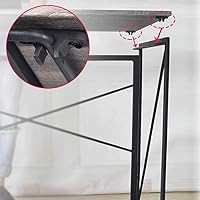 Vista 5 de Simpleness Study Desk Folding Laptop Table for Home Office Desk Industrial Computer Desk Modern Writing Table, Simple Wooden Study Table, Home