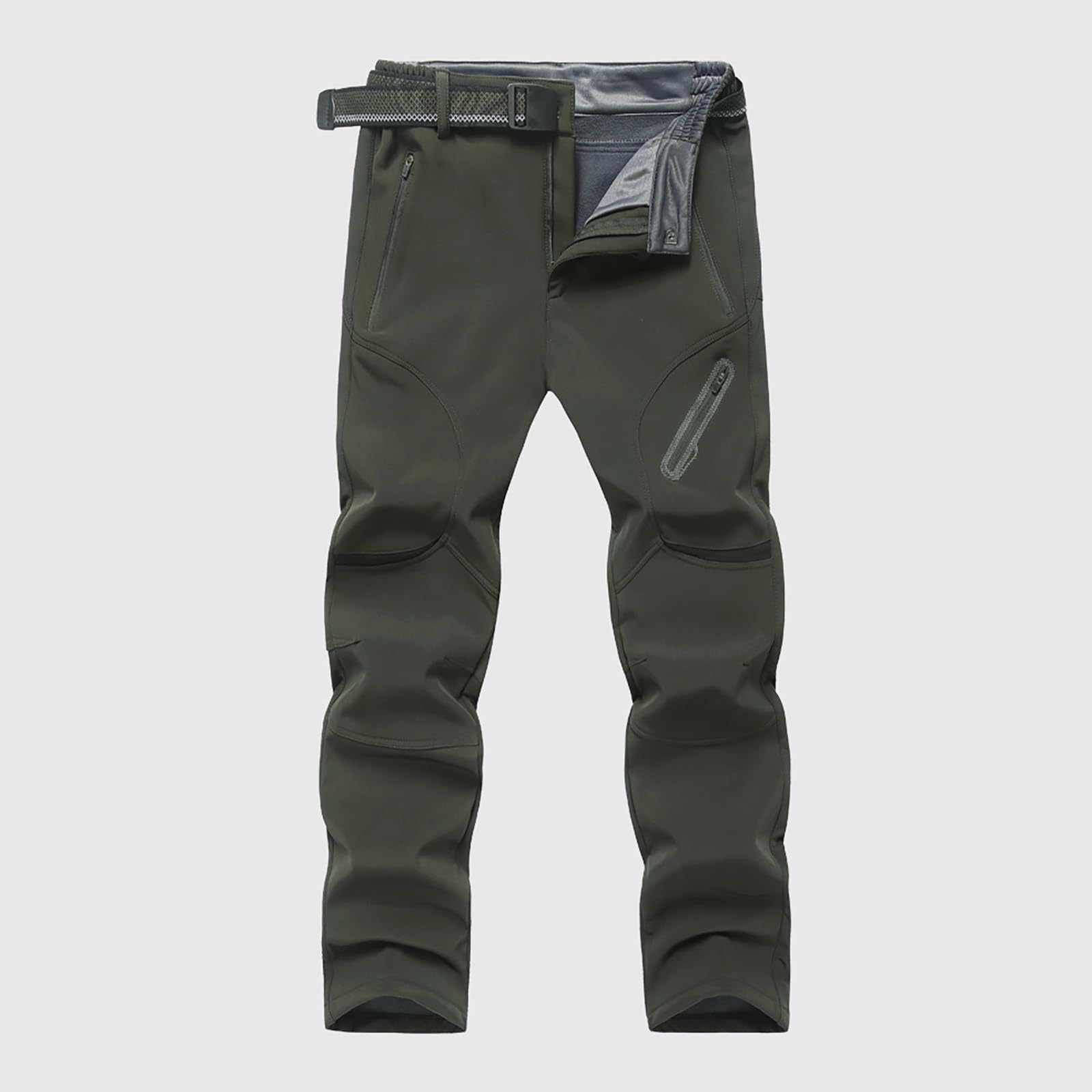 Generisch Combinaison de ski pour homme - 2 pièces - Coupe-vent - Avec capuche - Ensemble de vêtements de ski - Imperméable - Veste de ski et pantalon chauds - Combinaison thermique - Pour sports de