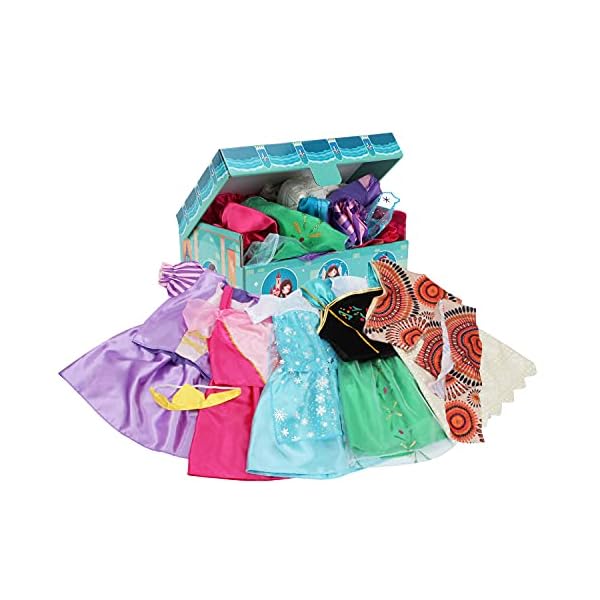 Vgofun girls dress up trunk princess costume dress pretend play set for girls toddlers - image 5