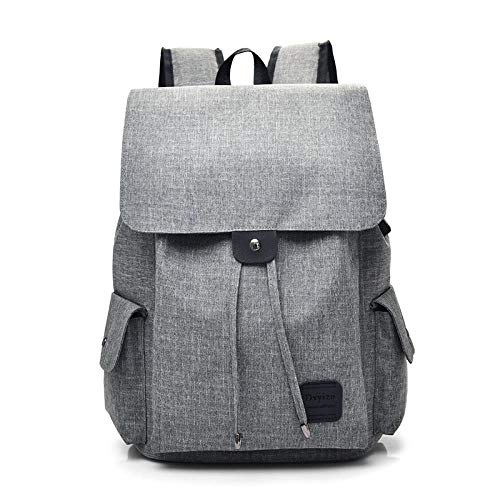 Mochila de gran capacidad con USB para proteger portátil y apuntes