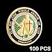 100 Pcs Put On The Whole Armor of God Challenge Coins