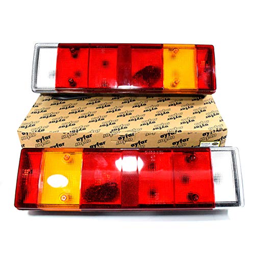 Coppia Fanale Posteriore Sinistra e Destra Per Eurocargo Eurostar Eurotech Trakker E-Mark