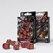 Q-Workshop Dragons Modern Dice Set Red & Gold