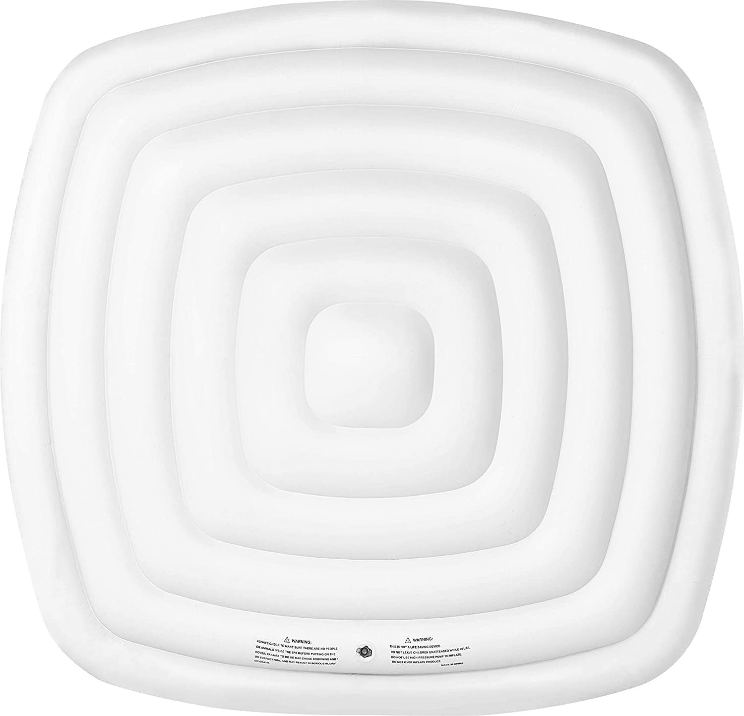 MSpaHot Tub Jacuzzi Heat Preserver & Rain Outflow Bladder Fits 6 People Square Spa Alpine/Tekapo/Soho/Bliss/Lite, White