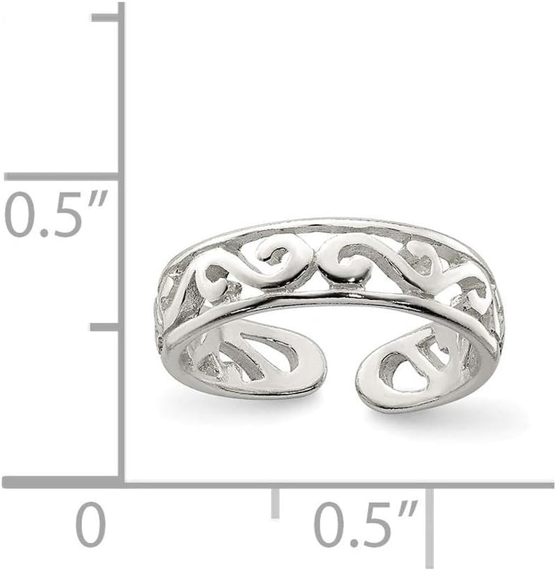 925 Sterling Silver Toe Ring