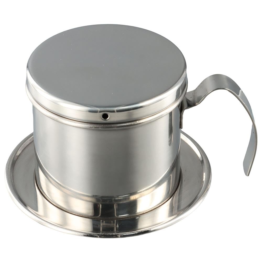 Stainless Steel Vietnamese Drip Coffee Filter Maker Pot Infuser for Office Home Traveling Coffee Maker Dripper Mechanism