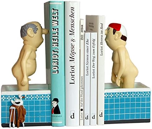 Inkognito Loriot 'Men Balances in the Bathtub, 17 cm, Multicoloured