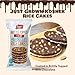 LIEBERS Thin Chocolate Rice Cakes, Kosher Certified Dairy and Dairy Free Options, Gluten Free Snack Pack Of 6 (Brittle Topped Milk Chocolate)