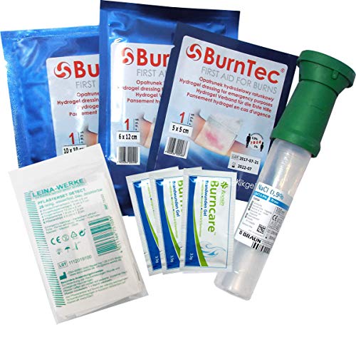 HM Arbeitsmedizin Notfall-BRANDWUNDENSET inkl. 28x detektierbare Pflaster