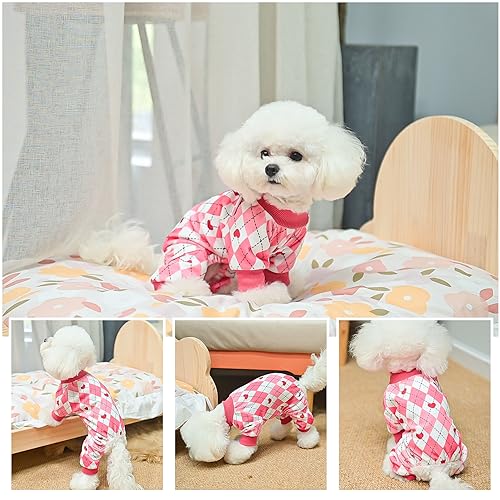 Image of BEAUTYZOO Dog Valentines Outfit, Soft Fleece Puppy Sweater for Medium Dogs
