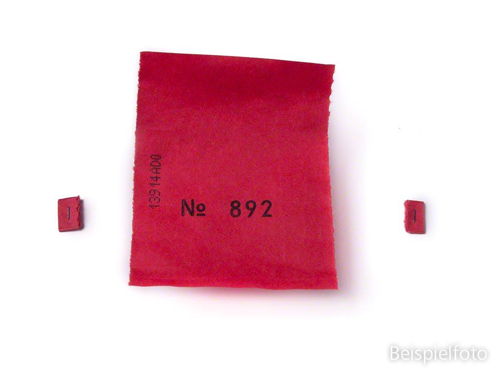 Sicherheitslose, geklammert, bunt gemischt, Set 1-1000