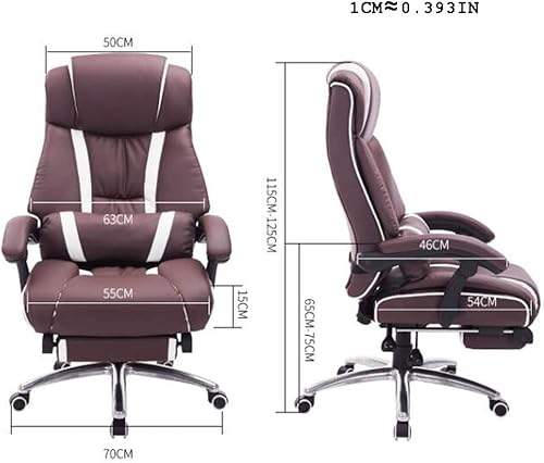 Miniatura 2 de YYDS Silla casual para juegos Silla ergonómica giratoria giratoria con reposabrazos fijo y pedal, silla de computadora de deportes electrónicos